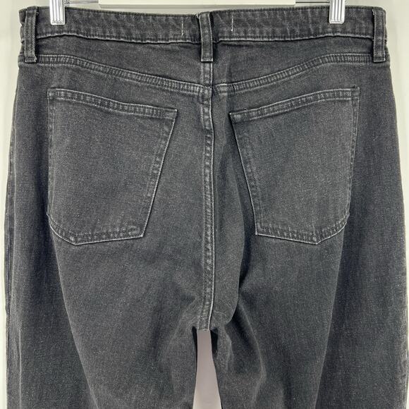 Abercrombie & Fitch Curve Love The Skinny High Rise Ankle Slit Jeans Size 32/14L - Picture 7 of 10